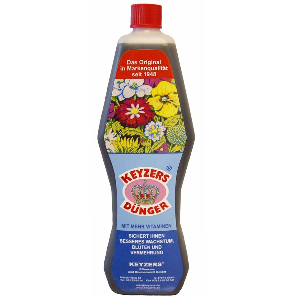 KEYZERS® Blumen- und Pflanzendünger 1000ml Produktbild 