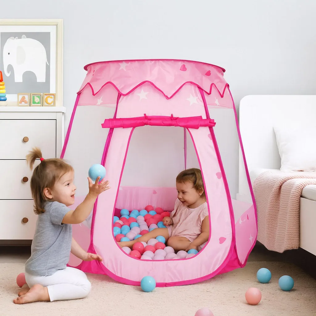 Piscine à balles 100 balles multicolores incluses pour bébé et enfant