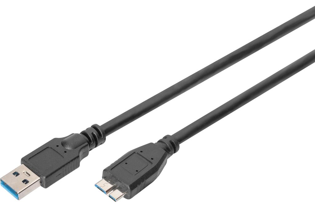 Digitus USB-A – Micro-B Anschlusskabel, 1m, 1 m, USB A, Produktbild 