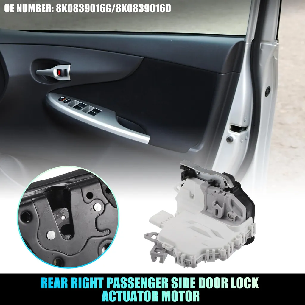 Actionneur de Serrure Arrière Droit Audi A4 A5 A6 Q5 Q7 - 8K0839016G Blanc