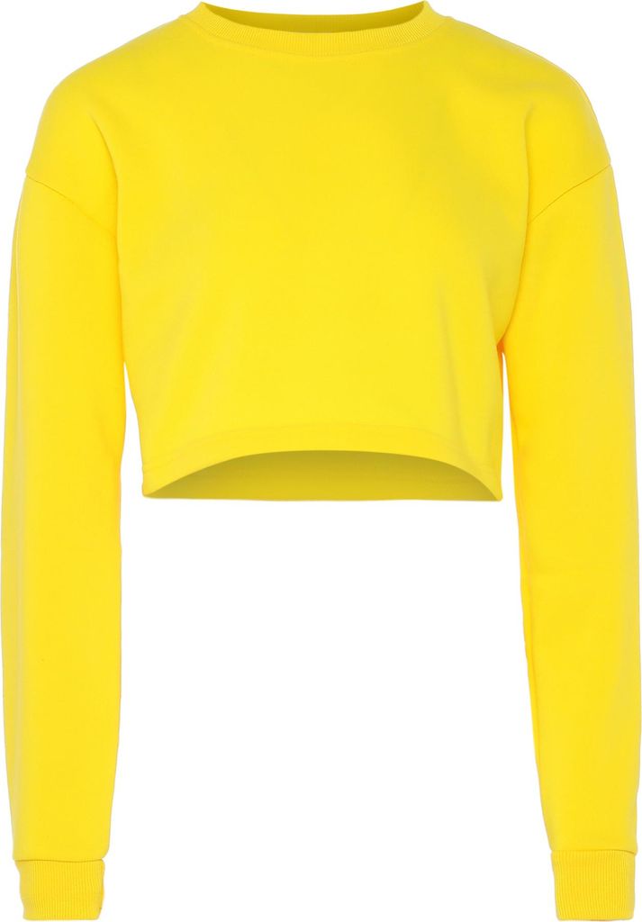 NALLY damen sweatshirt - gelb, S