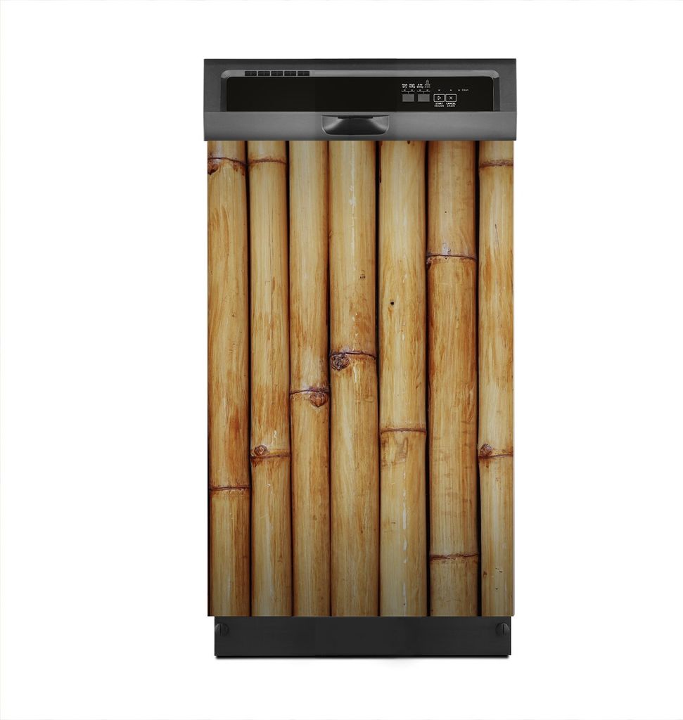 Magnete Dekorative 45x70 cm Küche Magnetmatte Spülmaschine - Natürlich Bambus Zaun