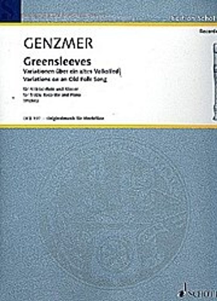 Greensleeves : für Altblockflöte und Klavier