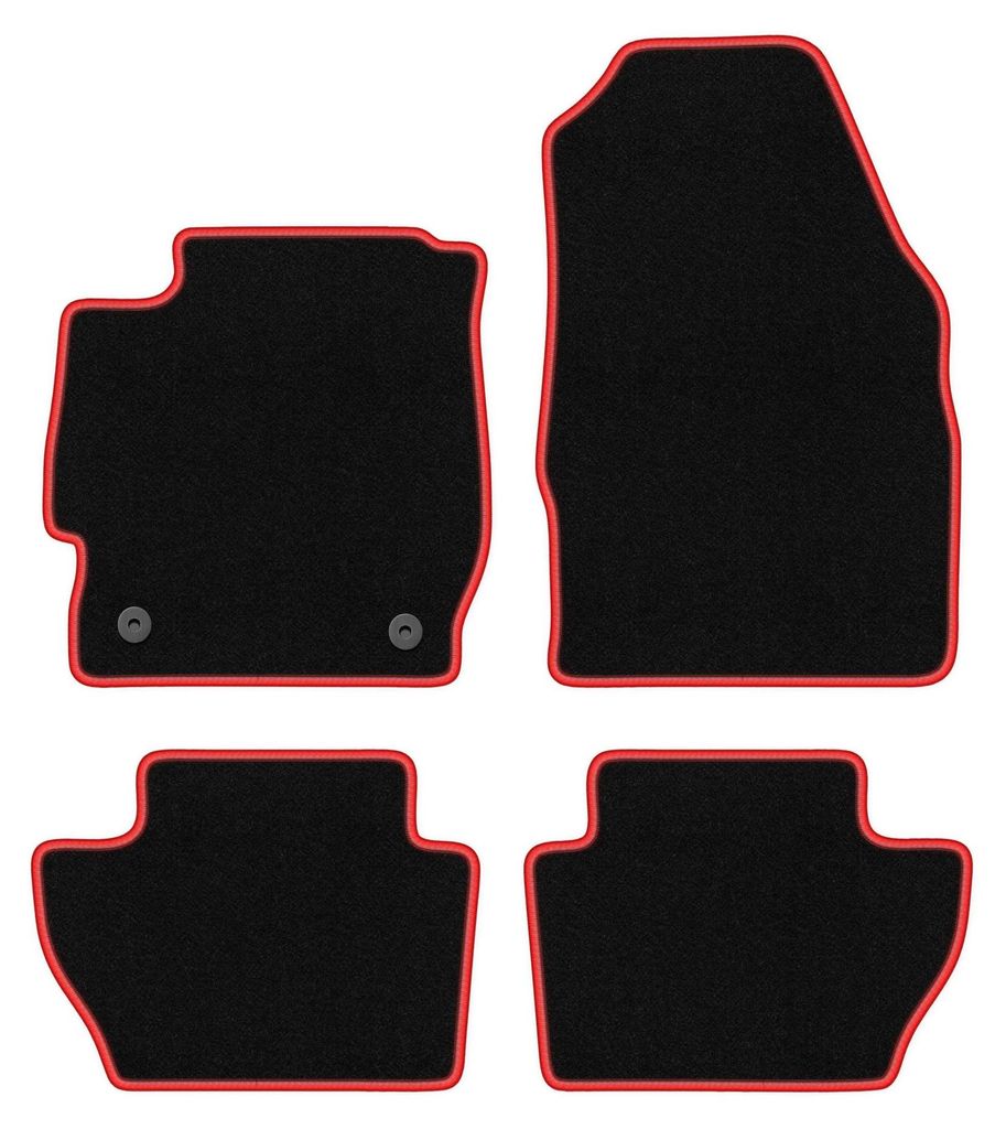 Velours-Fußmatten für Ford Ka+ 2014- (Schrägheck) – 4-tlg, Produktbild 