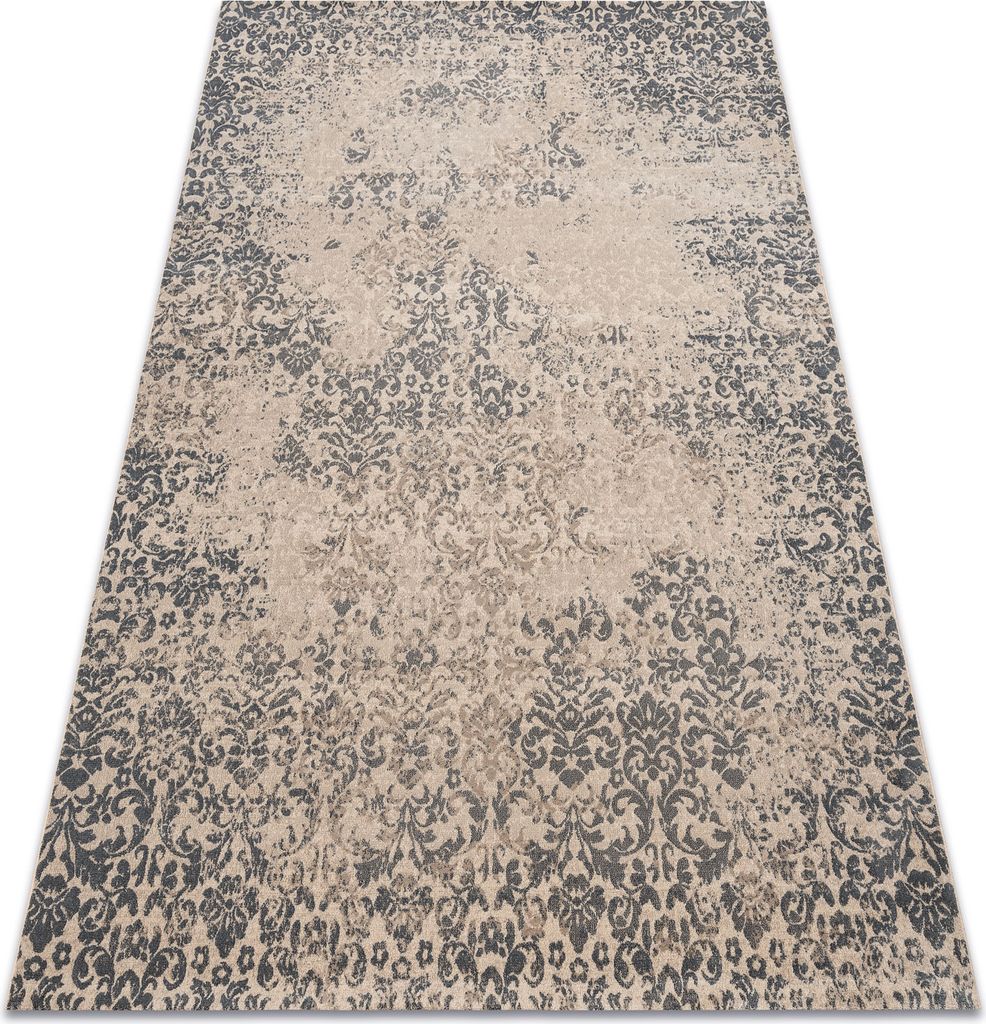 Teppich Wolle JADE 45016/100 Ornament vintage beige / blau OSTA beige 85x160 cm