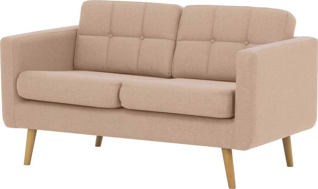 Triest 2-Sitzer Sofa in Samtstoff,