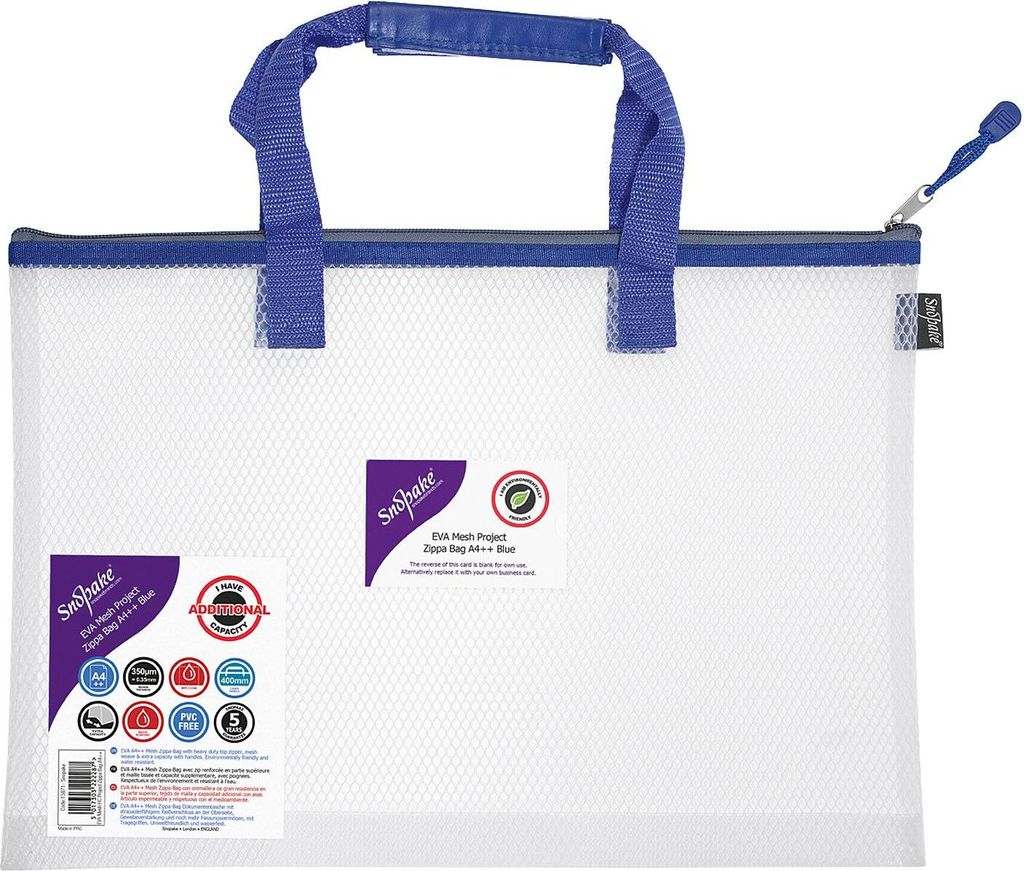 SNOPAKE Tasche High Capacity A4++(405x280mm) blau
