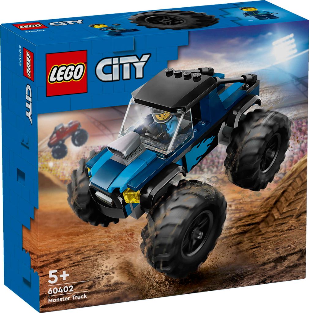 LEGO City, Camión Monstruo Azul, vehículo todoterreno, Imagen del producto 