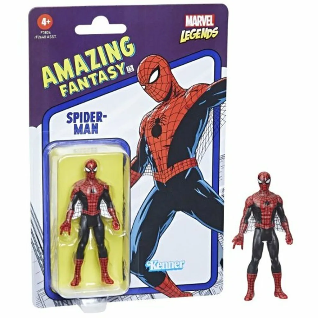 Figurine Spider-Man Retro Marvel Legends de 9.5 cm articulée - 4
