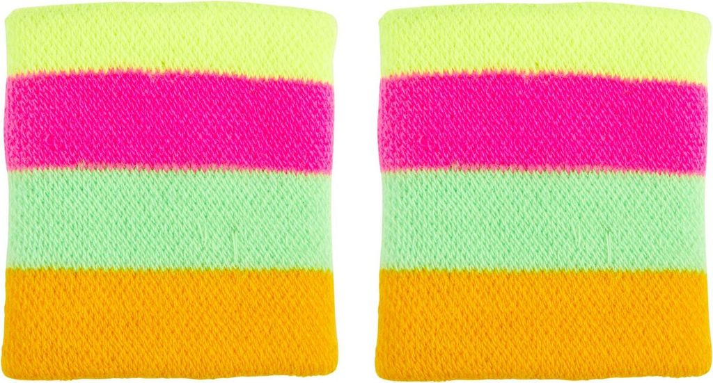 Schweißbänder Regenbogen -80er Jahre Accessoire Produktbild 