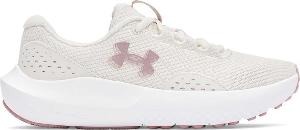 Under Armour Surge 4 Summit White-Tourmaline Pink-Metallic Tourmaline Pink Größe EU 37,5