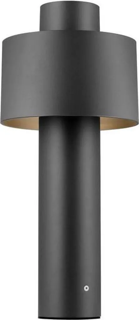 Éclairage Allée et Balisage Jardin Borne Noire PHOTONI E27 SLV 45cm