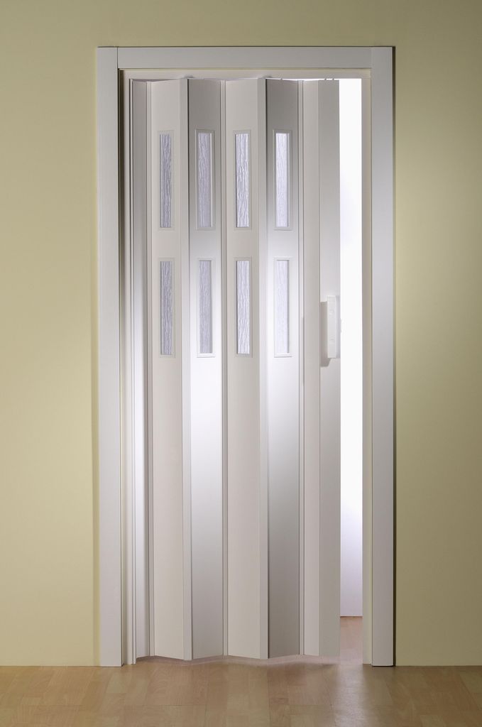 Forte Kunststoff-Falttür "Luciana" B 88,5 x H 202 cm weiß 2 Produktbild 