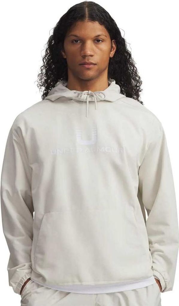 Under Armour Unstoppable Woven Kapuzenpullover Weiß L / Regular Mann Weiß L
