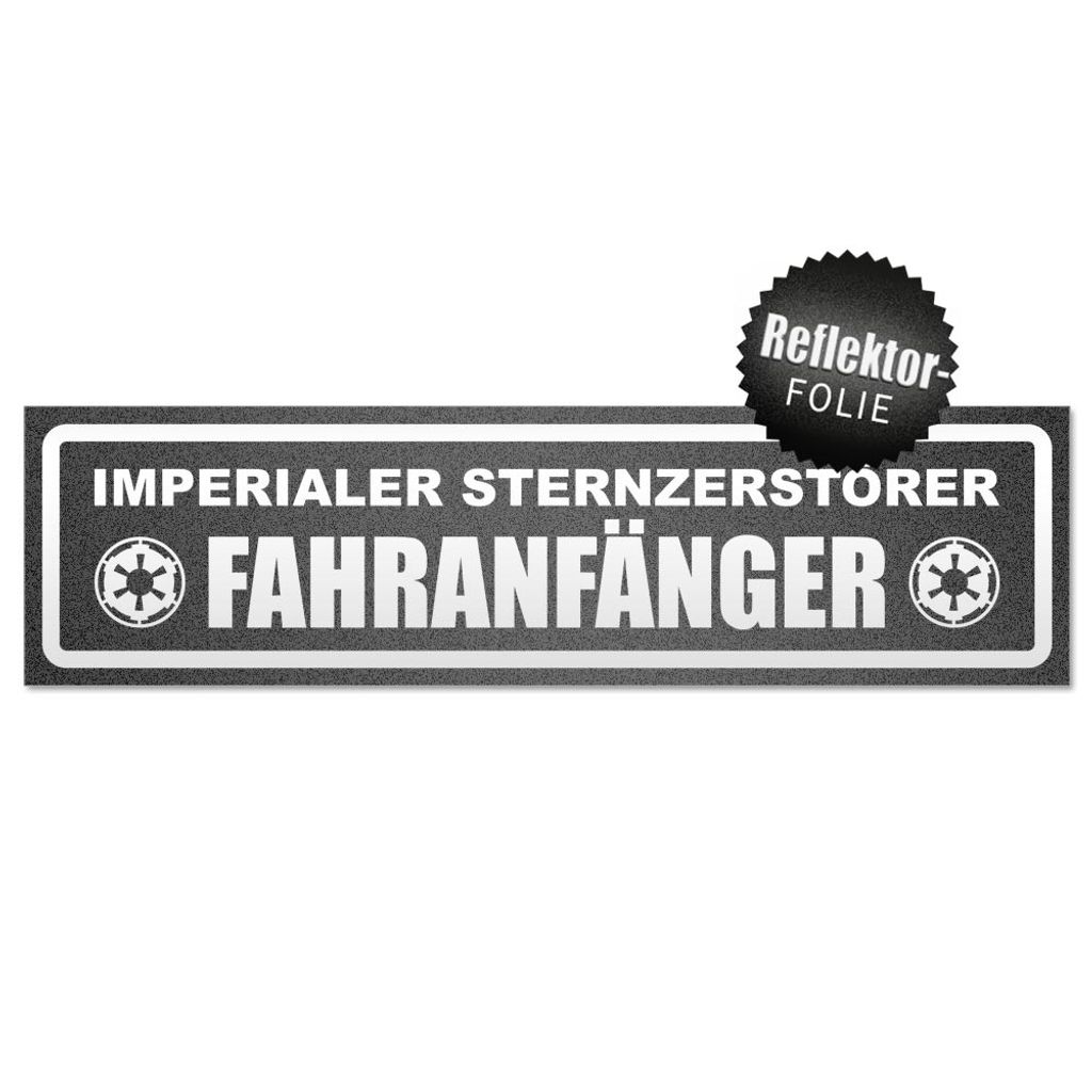Fahranfänger Imperium invertiert Magnetschild Schild magnetisch