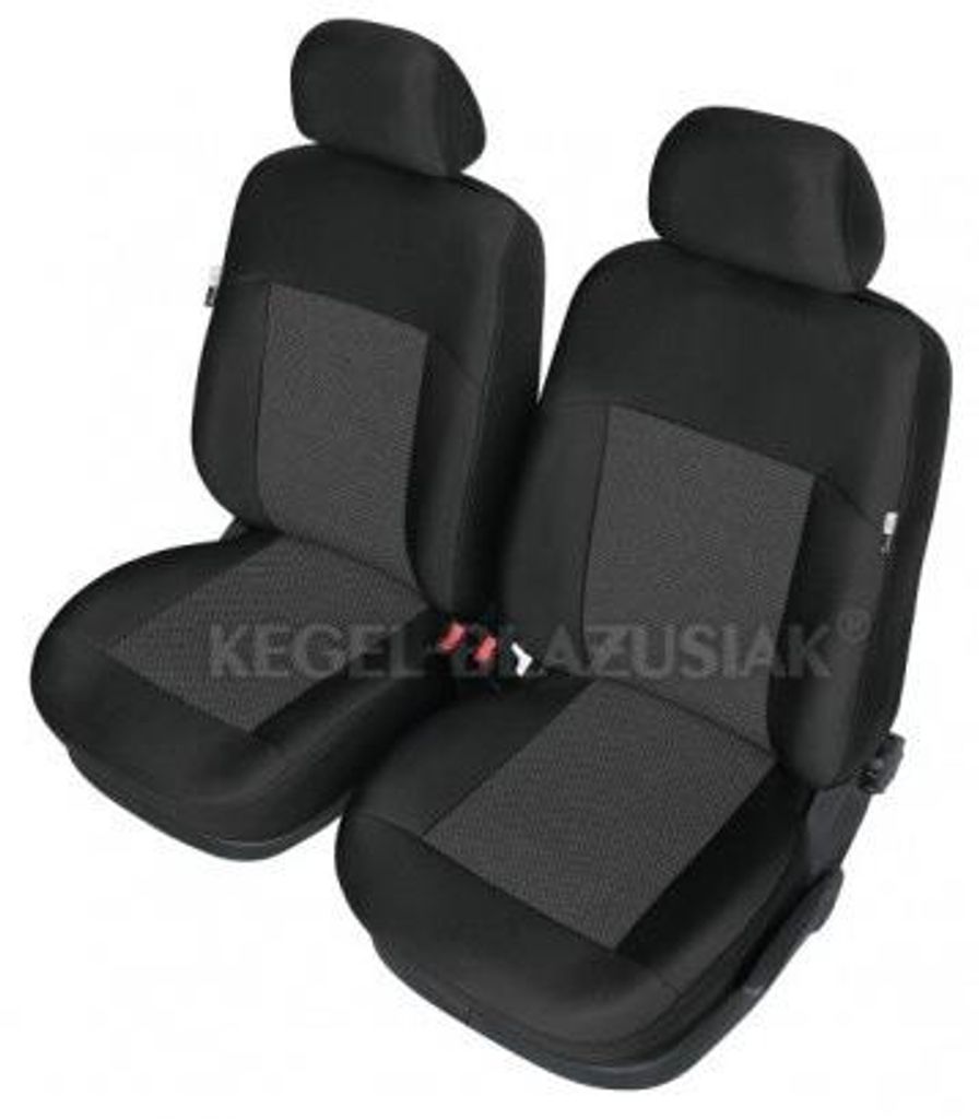 KEGEL Auto Sitzschonbezug Sitzbezüge Set Vorne Polyester Schwarz