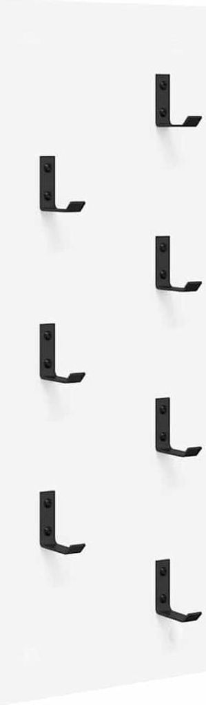 Wandmontierter nachttisch Weiß 30 x 1,5 x 80 cm Holzwerkstoff