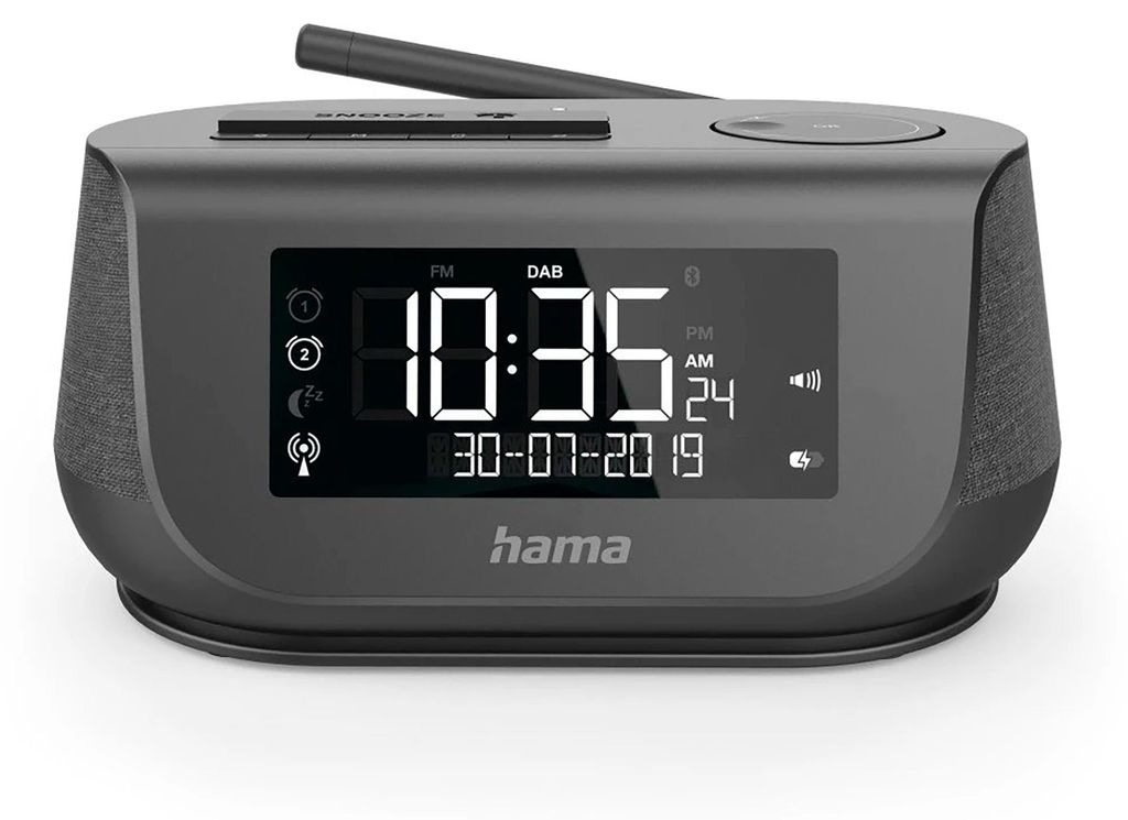 Hama DR36SBT, Uhr, Digital, DAB, DAB+, FM, 87,5 - 108 MHz, Produktbild 