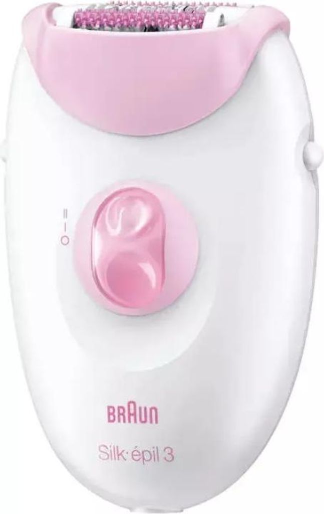 Braun Silk-épil 3 3-031, Pink, Weiß, 20 Pinzette, SoftLift, Produktbild 