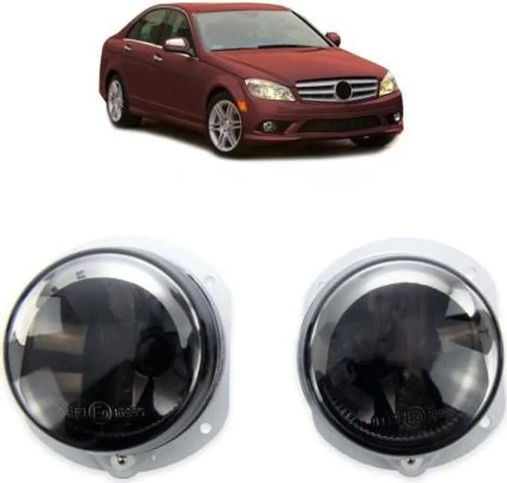 Fari Fendinebbia Neri Mercedes W204/S204 2007-2011 Smoked Look