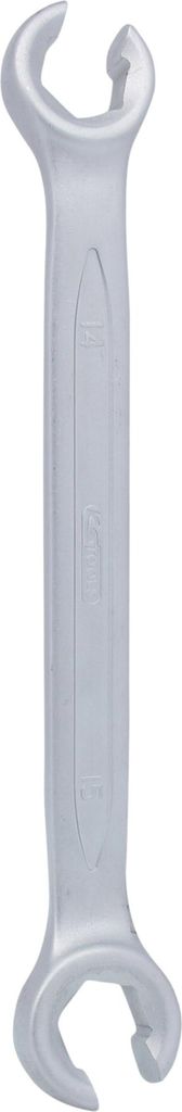 KS Tools Offener Doppel-Ringschlüssel, abgewinkelt, 14x15 mm
