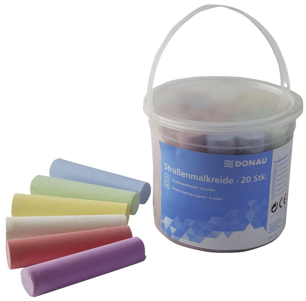 DONAU 4510001-99 Gesso stradale - 20 pezzi, assortiti Immagine del prodotto 