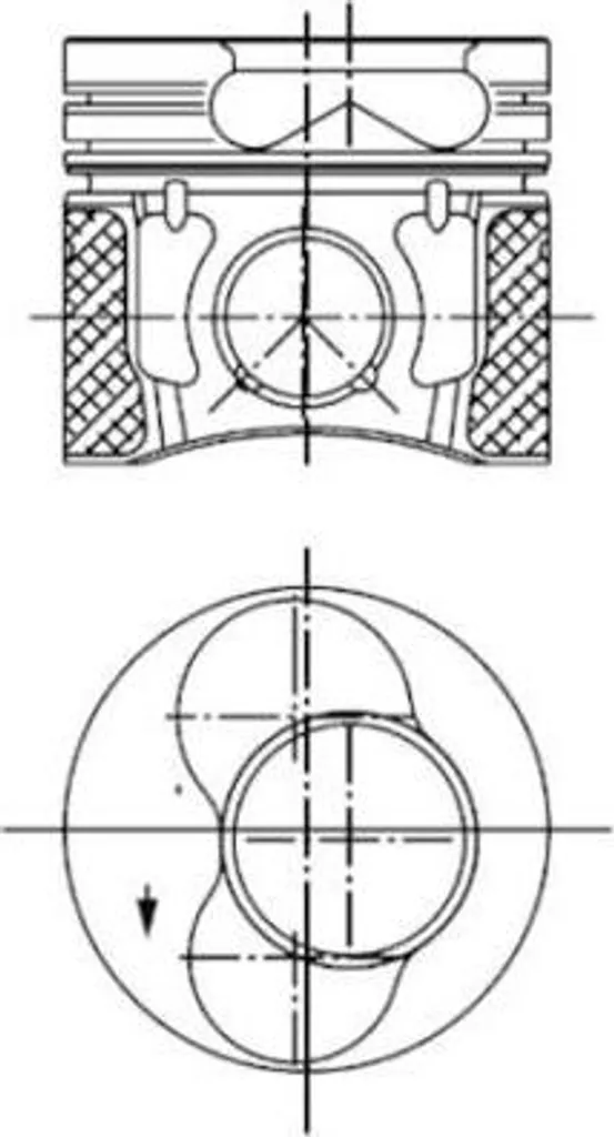 Piston haute résistance 038107065FB pour Seat Leon et Skoda Octavia