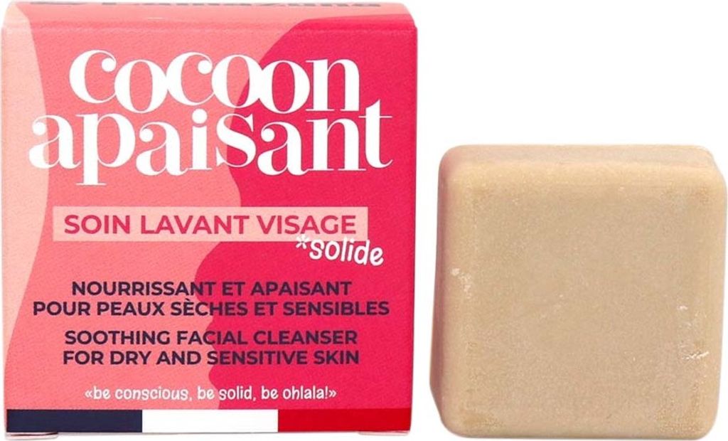 Feste Gesichtsreinigung - cocoon apaisant | trockene & sensible Haut 25g