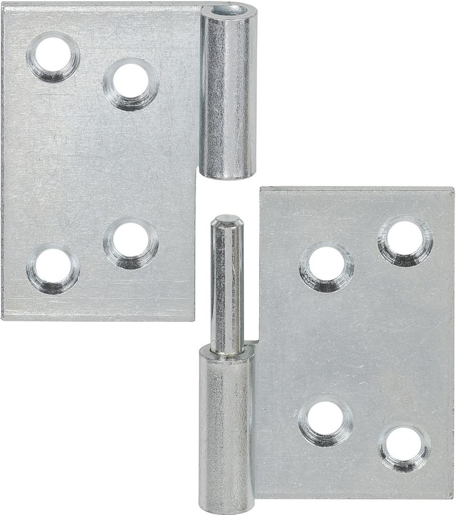 Vormann Aushebescharniere verzinkt 60 x 80 mm links Produktbild 