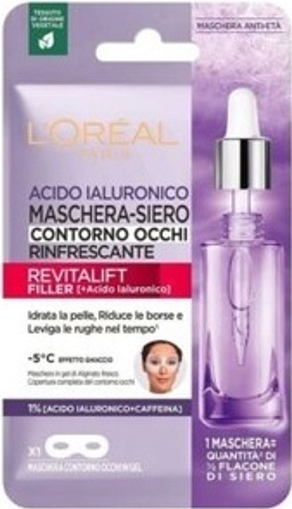 L'Oréal Paris - Revitalift Filler Erfrischende Augenmasken Produktbild 