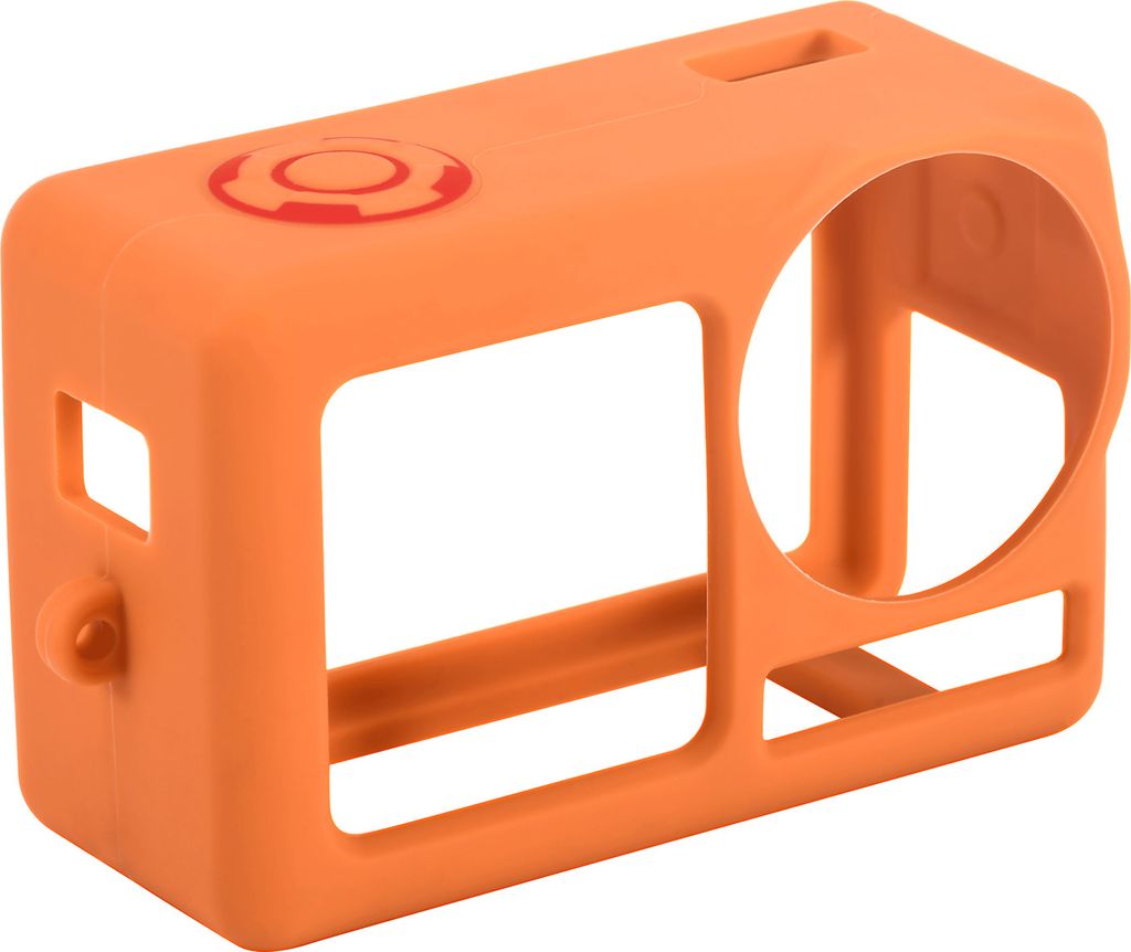 INF DJI Action 5 Pro Silikonhülle – Stoßfester, staubdichter Schutz Orange