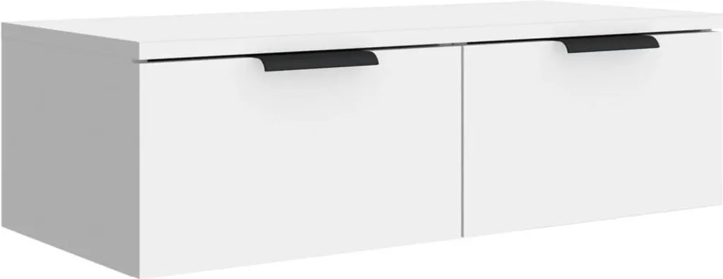 SYFAX Pensile in Legno Multistrato Bianco 68x30x20 cm Sostenibile