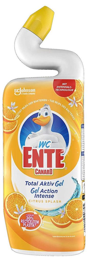 WC-Ente Total Active Gel, WC (záchod), Čistič, Gel, Láhev, Obrázek produktu 