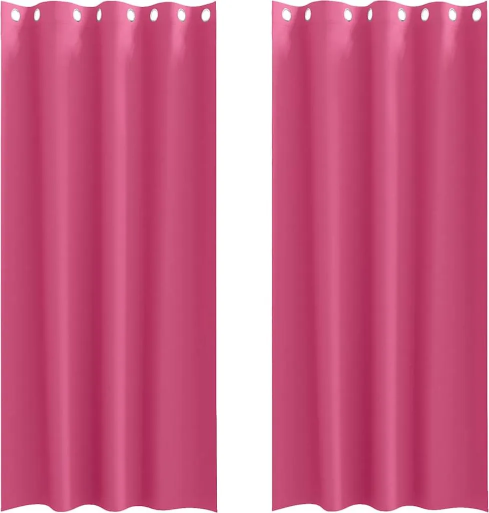 Migliora il Sonno con Tende vidaXL Rosa Chiaro Oscuranti 2pz