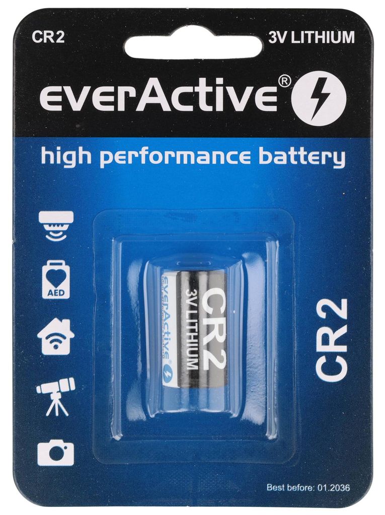 CR2 Photo-Lithium Batterie CR-2, CR2EP, DL CR2, 3V, 850mAh
