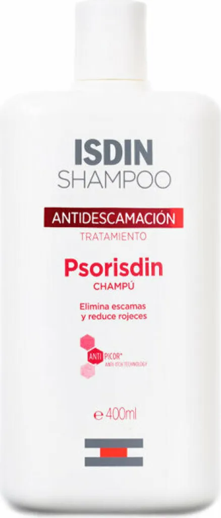 Isdin Psorisdin Control Shampooing Keratorégulateur 400 ml - Effet Apaisant Rapide