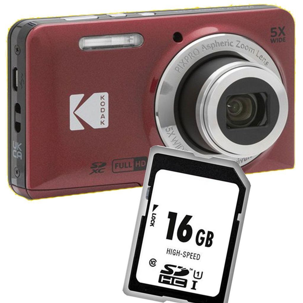 Kodak FZ55 rot Digitalkamera Kleines Angebot