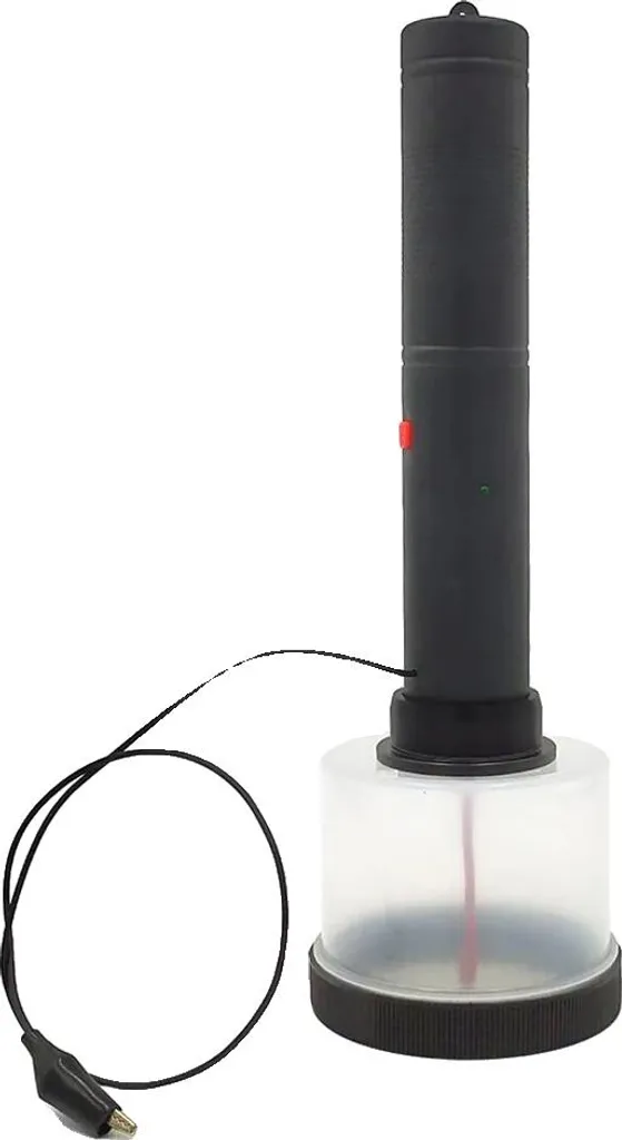 Applicateur à flocons anti-glisse en inox noir pour un flocage sans traces