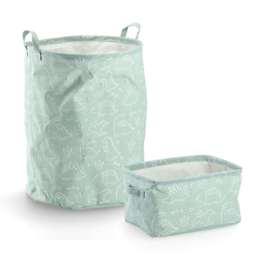 Cleafe - Portaoggetti Cesto In Tessuto Intrecciato 38 X 26 X 25cm Con
