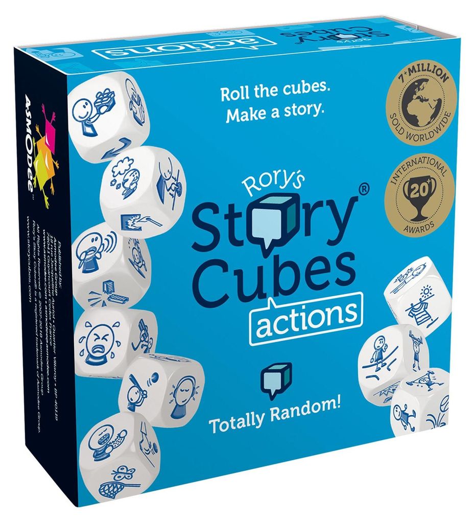 Rory's Story Cubes Würfelspiel Aktionen - Kreatives Familienspiel