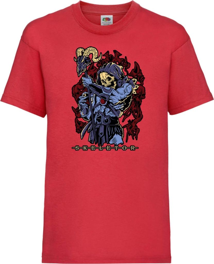 Kinder T-Shirt Masters Of The Universe Skeletor Skeletor, 9-11 Jahr - 140 / Rot