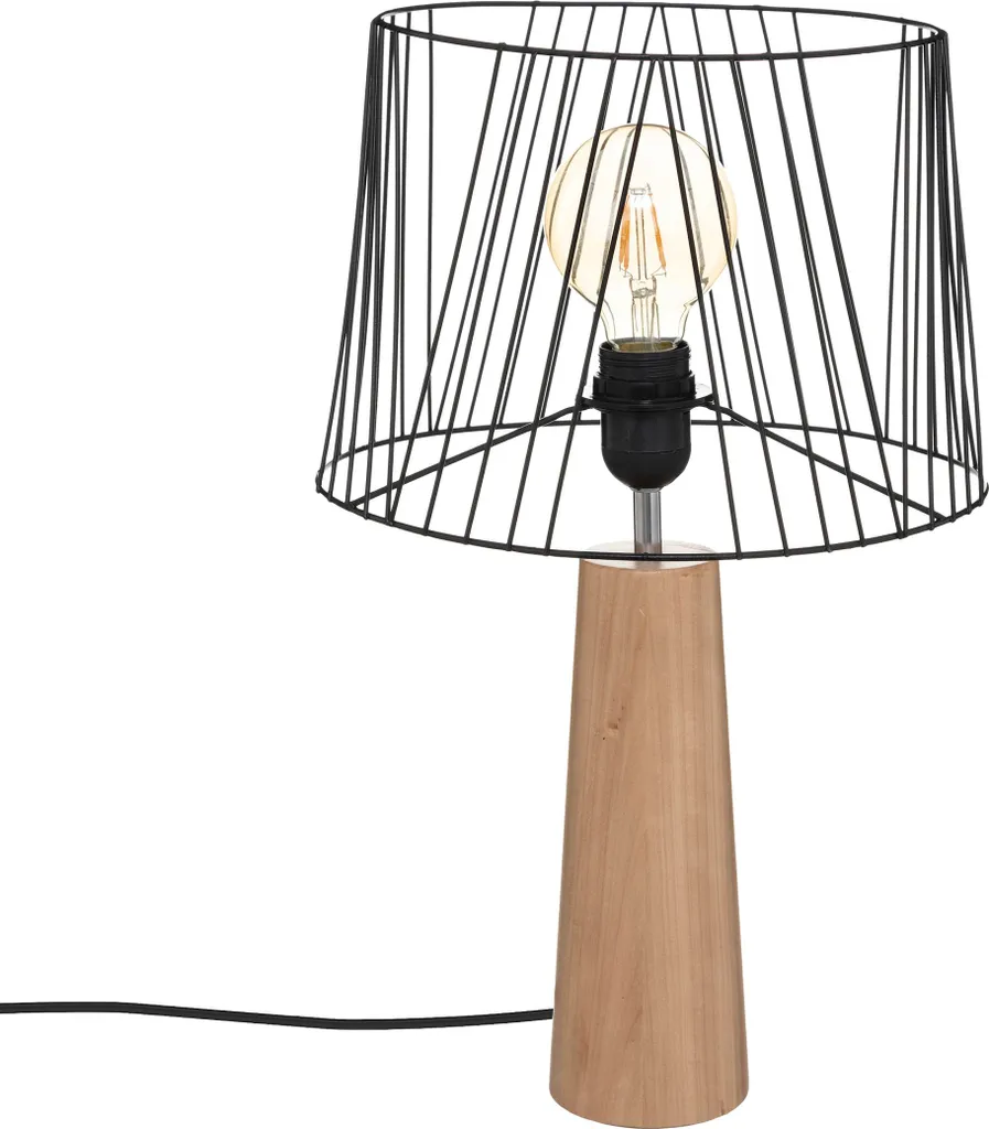 Lampe à poser JOE 46 cm métal robuste style industriel finition mate