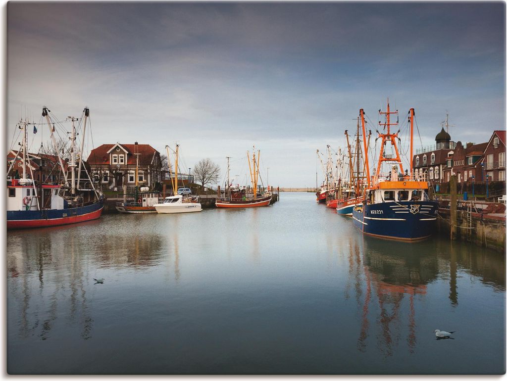 ARTland Leinwandbild Im Hafen der Stille... Größe: 60x45 cm