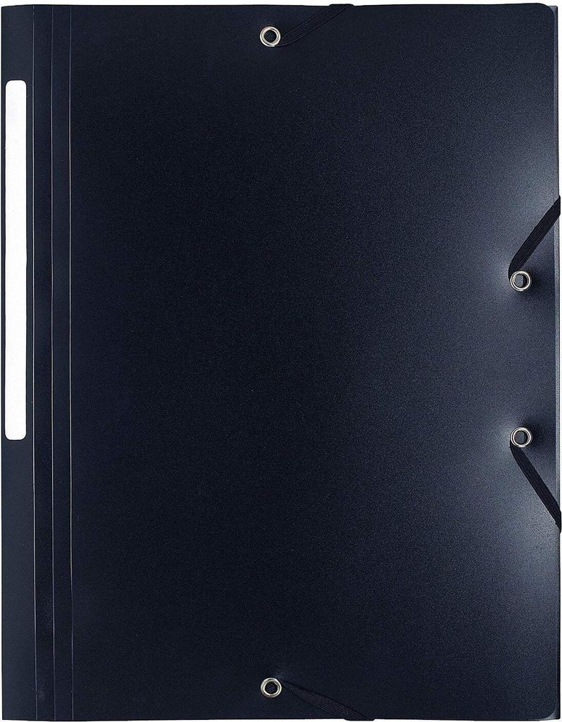 EXACOMPTA Eckspannermappe DIN A4 PP schwarz