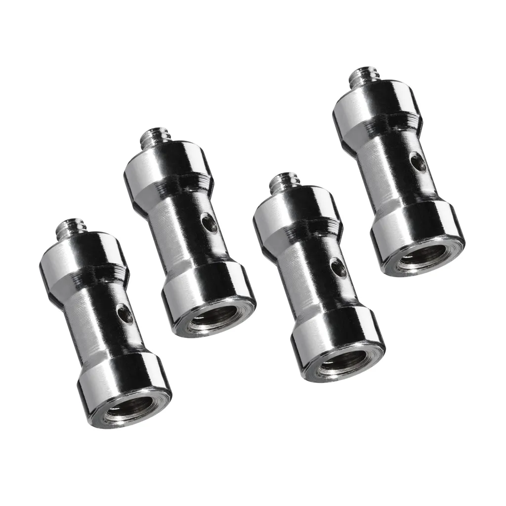 Set 4 Adattatori Walimex 1/4 a 3/8 per Stativi e Camere Professionali