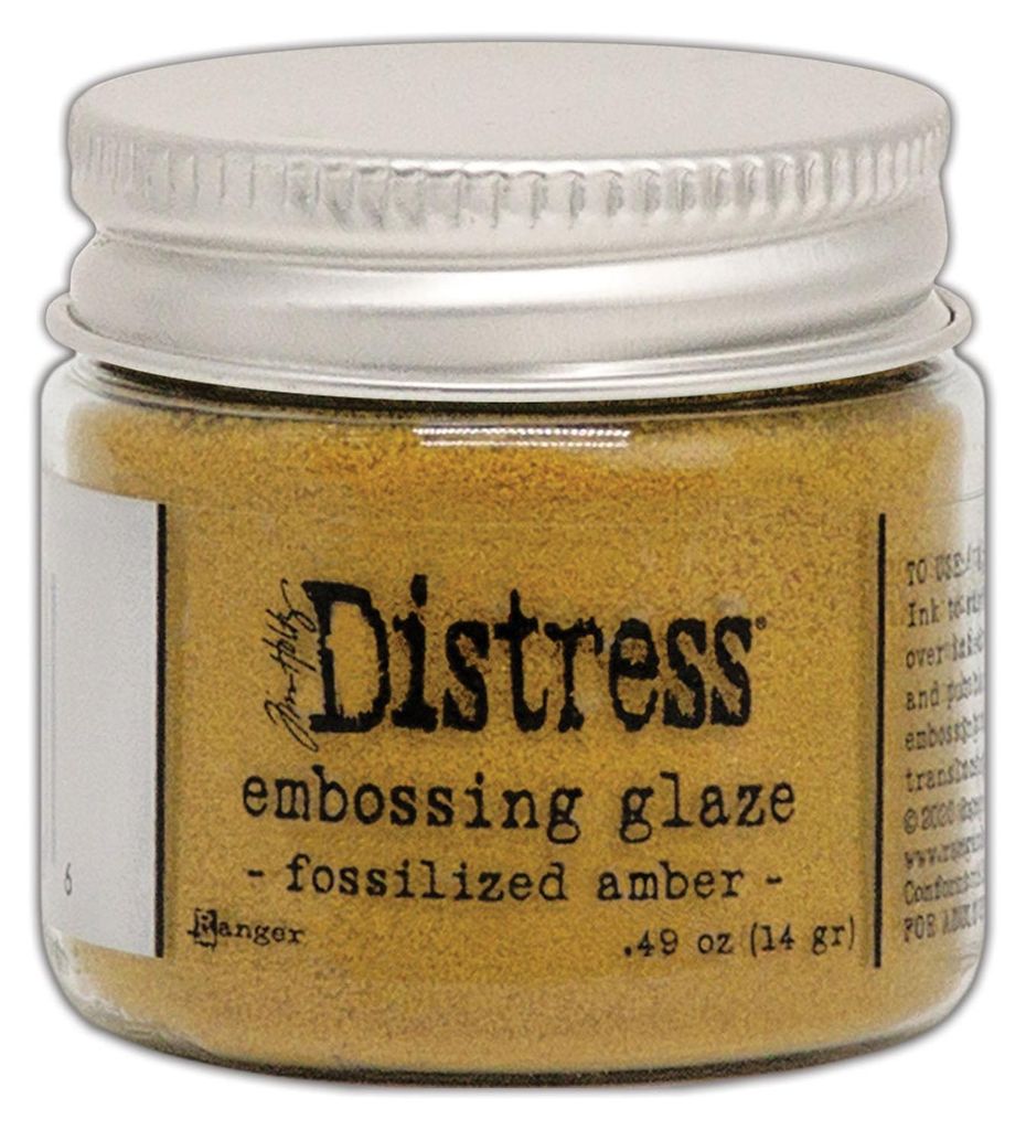 Ranger Tinte Ranger - Tim Holtz Distress-Prägeglasur versteinerter Bernstein