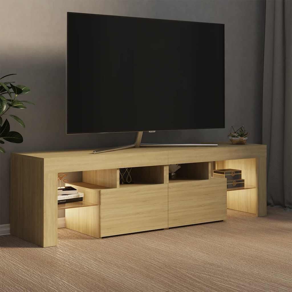 TV-meubel "Plötzky" gemaakt van spaanplaat, afgewerkt in Productafbeelding 