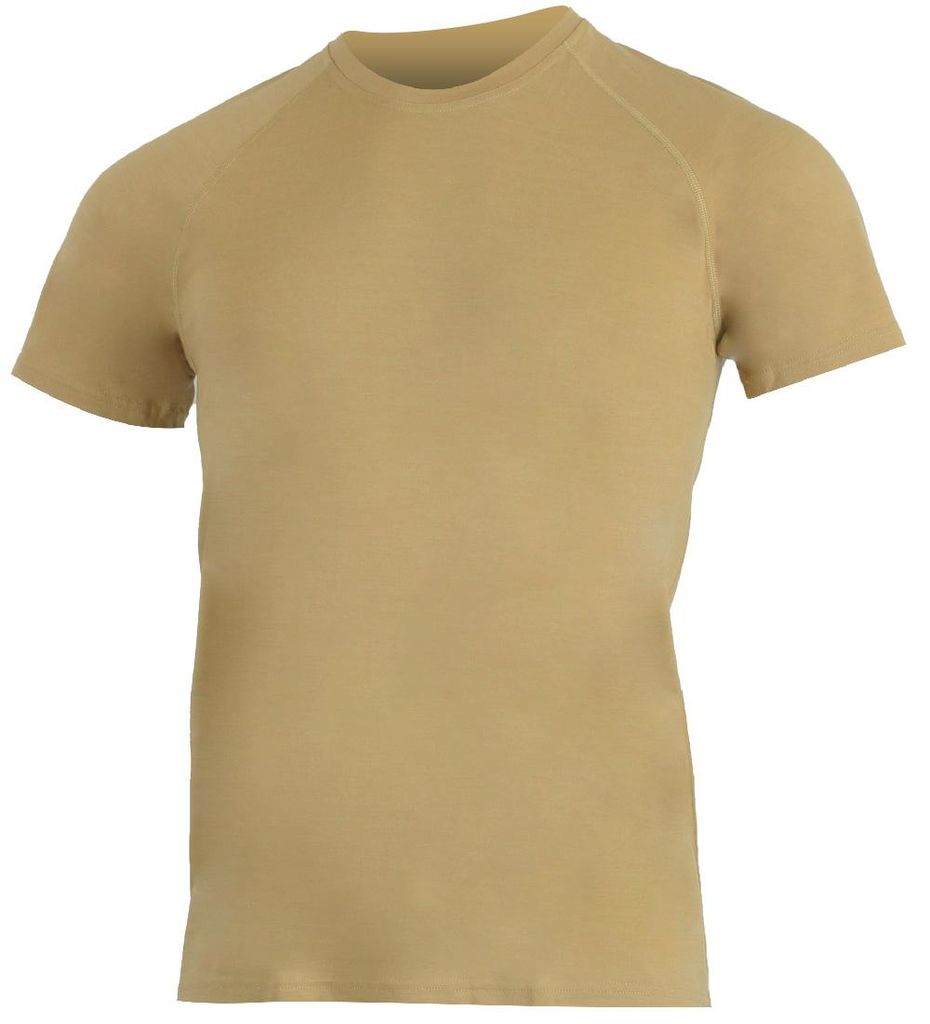 QUIDO Herren Merinowoll-Kurzarm-T-Shirt