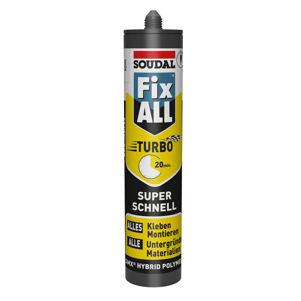 Soudal Fix ALL Turbo Montagekleber weiß 430 g Produktbild 