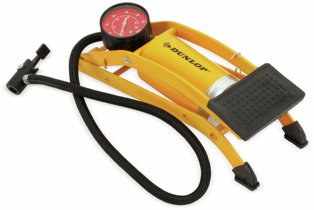 Pompka nożna z manometrem, skala w PSI/bar, 1 cylinder, 3 Zdjęcie produktu 8